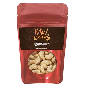 Resealable Pouch w/ Raw Cashews