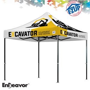 Endeavor™ Full-Bleed Digital Print Professional Tent w/Aluminum Frame (10' x 10')