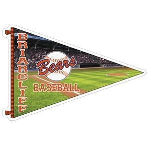 Sports Magnet | Pennant | 4 1/2" x 6 3/4" | .030" Thickness | Full Color