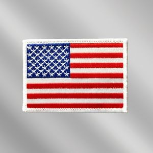 Embroidered American Flag Patch (3 1/2")
