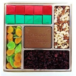 Large Chocolate Executive Centerpiece Box-Healthy