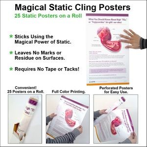 Magical Static Cling Posters - 8.5" x 11"