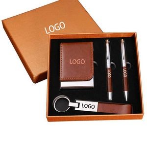 Leather 4-Piece Office Gift Set