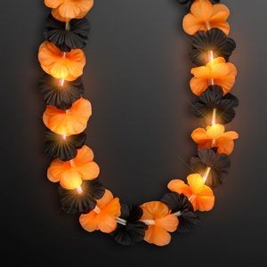 Light Up Halloween Flower Lei - BLANK