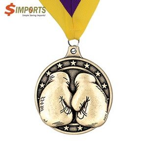 Brass Made Plating Medal (Simports)-2",2.5mm