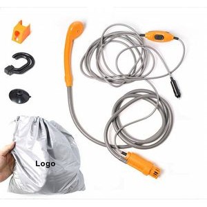 Portable Camping Shower with 12V Car Cigarette Adapter