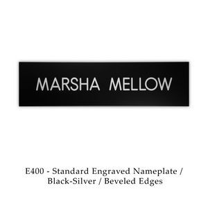 Standard Engraved Name Plate (1 Line of Text)