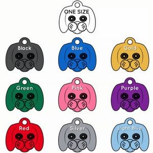 Dog Face Aluminum Tag - 100% MADE IN THE USA