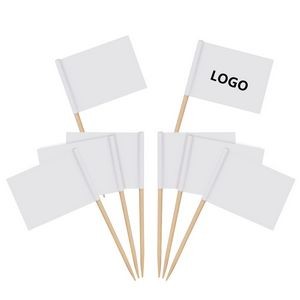 Custom Toothpick Flags Food Labels
