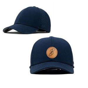 Performance Snap back Hat with Laser Cut ventilation