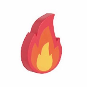 Fire Shaped Stress Reliever