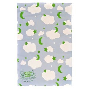 Poly/Spandex Hemmed Swaddle (30"x40") Blanket Dye Sublimated - Domestically Decorated
