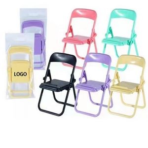 Mini Folding Chair Cell Phone Stand Holder