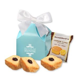 Lemon Cakes in Robin's Egg Blue Classic Treats Gift Box