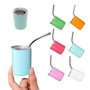 3oz Stainless Steel Straw Insulated Cup