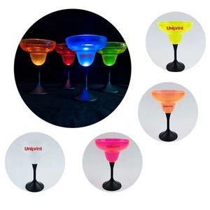 Light up Martini Glass with Black Stem