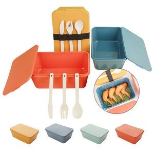 Lunch Box With Tableware Set