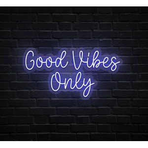 Good Vibes Only Neon Sign (76 " x 42 ")