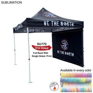 Full Sublimated Back Wall for 10x10 Tent Kit, Single Sided Print