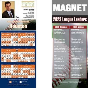 Houston Pro Baseball Schedule Magnet (3 1/2"x8 1/2")