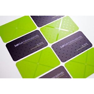 16 Point Business Card w/ Spot UV Front & 4/4 Full Color Both Sides