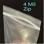 4 Mil Medium Duty Zip Style Bag (24"x24")