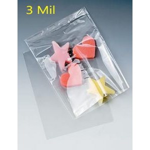 3 Mil Lay Flat Polyethylene Bag (12"x16")