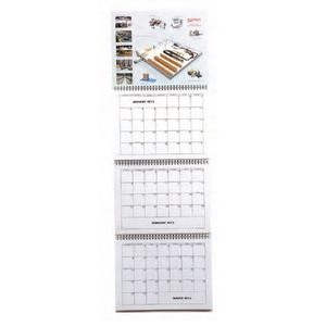 4 Panel Wall Calendar (3 Month-At-A-Glance)