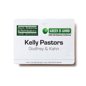 Seed Paper Name Tag