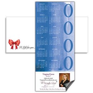 Magnetic Calendar with Envelope - Blue