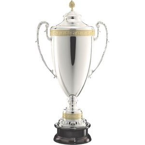 43 1/2" Italian Silver Plated Trophy Cup