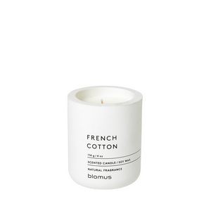 Blomus Fragra French Cotton Small Candle w/Concrete Container