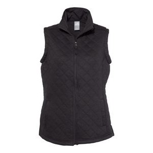 J. America Women's Quilted Full-Zip Vest
