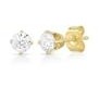 Jilco Inc. 1.50 TWT Yellow Gold Diamond Earrings