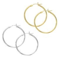 Jilco Inc. Gold Hoop Earrings Set