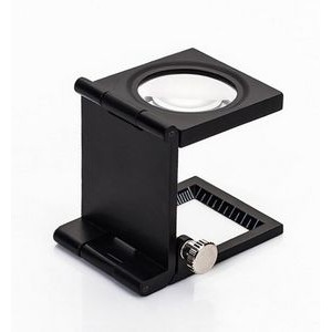 10 x 28mm Tri-Folding Portable Zinc Alloy Magnifier (10X Lens) w/Pointer