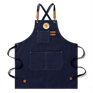 Kitch Style Washed Canvas Apron - Heat Transfer