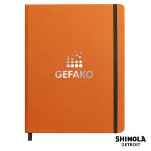 Shinola® HardCover Journal - (L) 7"x9" Sunset Orange