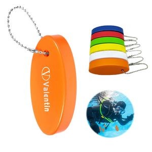 Oval Floater Keychain