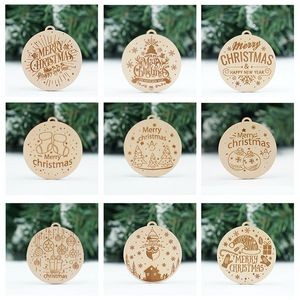 2.5" - Solid Hardwood Ornaments