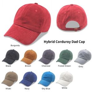Hybrid Corduroy Relaxed Golf Hat Dad Cap