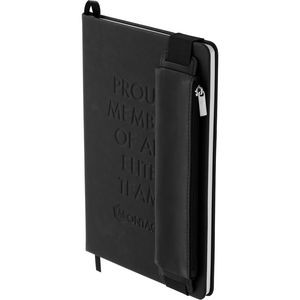FUNCTION Office Hard Bound Notebook With Pen Pouch