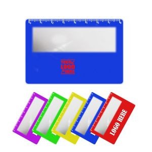 Credit Card Magnifier With Measurement