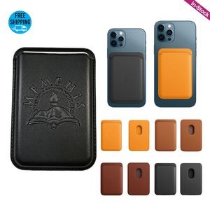 Leather Cell Phone Wallet Card Holder