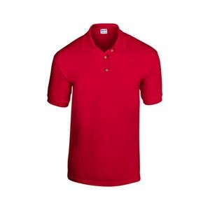 Gildan Irregular Polo Shirts - Red, Small (Case of 36)