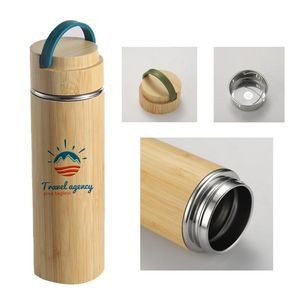 Bamboo Vacuum Insulated Bottle