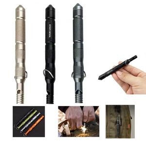 Outdoor Gear With Compass Whistle Tactical Defense Pen