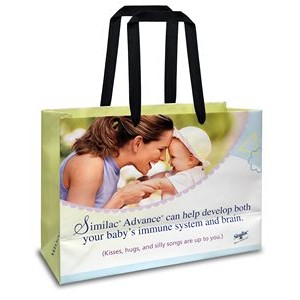 Laminated Euro-Tote Shopping Bag (16"x6"x12")
