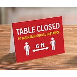 Inverted V-Shaped Table Tents (5½"x6")
