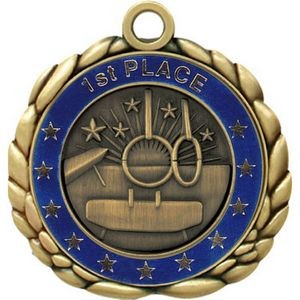 Vibraprint® Gymnastics Quali-Craft Medallion (2-1/2")